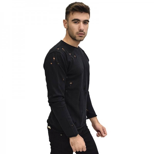 GIANNI LUPPO ΠΛΕΚΤΗ ΜΠΛΟΥΖΑ BLACK GL367S