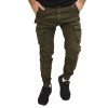 JEANS CARGO ME ΚΟΡΔΟΝΙ  JEANS ARMY GREEN 18 TONY BACKER