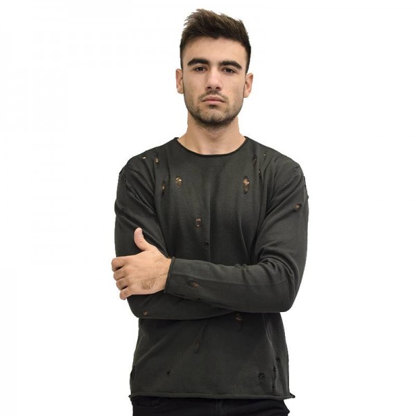 GIANNI LUPPO ΠΛΕΚΤΗ ΜΠΛΟΥΖΑ OLIVE GL367S