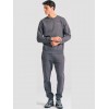 FUNKY BUDDHAΑνδρικό φούτερ με τυπωμένο logo - The essentials FBM012-003-06 DK GREY FUNKY BUDDHAΑνδρικό φούτερ με τυπωμένο logo - The essentials FBM012-003-06 DK GREY