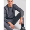 FUNKY BUDDHAΑνδρικό φούτερ με τυπωμένο logo - The essentials FBM012-003-06 DK GREY FUNKY BUDDHAΑνδρικό φούτερ με τυπωμένο logo - The essentials FBM012-003-06 DK GREY