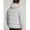 FUNKY BUDDHA Ανδρικό puffer μπουφάν με κουκούλα FBM012-031-01 GREY FUNKY BUDDHA Ανδρικό puffer μπουφάν με κουκούλα FBM012-031-01 GREY