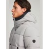 FUNKY BUDDHA Ανδρικό puffer μπουφάν με κουκούλα FBM012-031-01 GREY FUNKY BUDDHA Ανδρικό puffer μπουφάν με κουκούλα FBM012-031-01 GREY