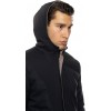 Biston Ανδρικό κοντό πανωφόρι με κουκούλα 54-201-020 FANGO/BLACK