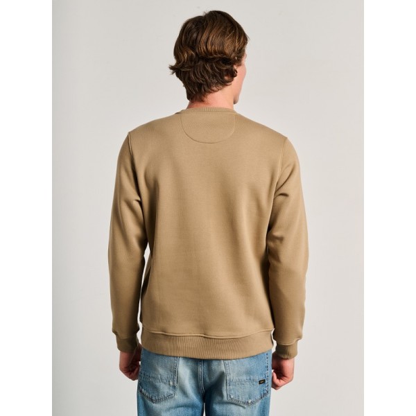 STAFF JEANS Ανδρικό Φούτερ Λαιμοκοψη 64-110.054 Cappuccino STAFF JEANS Ανδρικό Φούτερ Λαιμοκοψη 64-110.054 Cappuccino