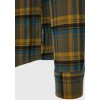 FUNKY BUDDHA Ανδρικό βαμβακερό καρό πουκάμισο FBM012-029-05 DUSTY OLIVE