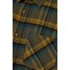 FUNKY BUDDHA Ανδρικό βαμβακερό καρό πουκάμισο FBM012-029-05 DUSTY OLIVE