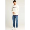 FUNKY BUDDHA Straight fit τζιν παντελόνι με washed effects  FBM012-080-02 MD BLUE