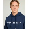 FUNKY BUDDHA Φούτερ με κουκούλα και τύπωμα στο στήθος FBM012-075-06 NAVY FUNKY BUDDHA Φούτερ με κουκούλα και τύπωμα στο στήθος FBM012-075-06 NAVY
