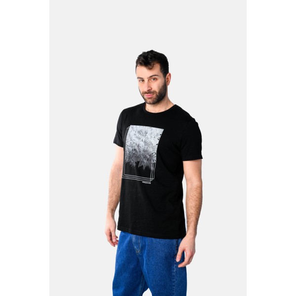 PACO & CO ΑΝΔΡΙΚΟ ΚΟΝΤΟΜΑΝΙΚΟ T-SHIRT 2531020 BLACK PACO & CO ΑΝΔΡΙΚΟ ΚΟΝΤΟΜΑΝΙΚΟ T-SHIRT 2531020 BLACK