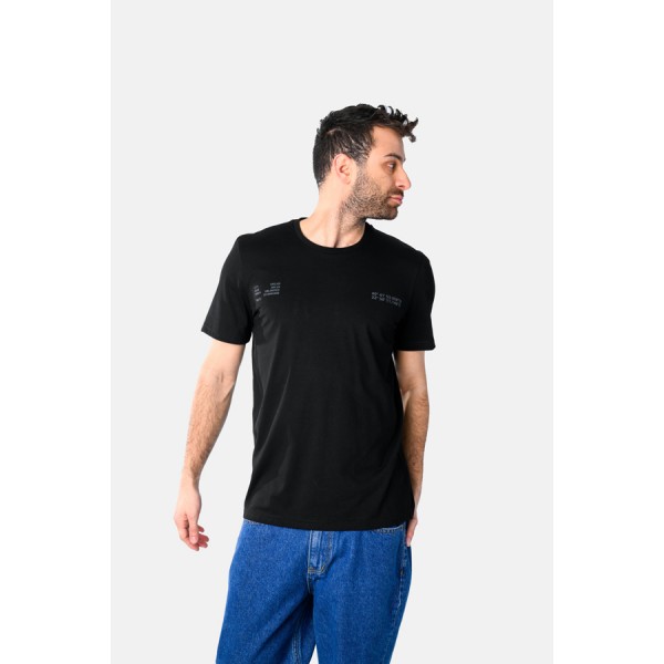 PACO & CO ΑΝΔΡΙΚΟ ΚΟΝΤΟΜΑΝΙΚΟ T-SHIRT 2531032 BLACK