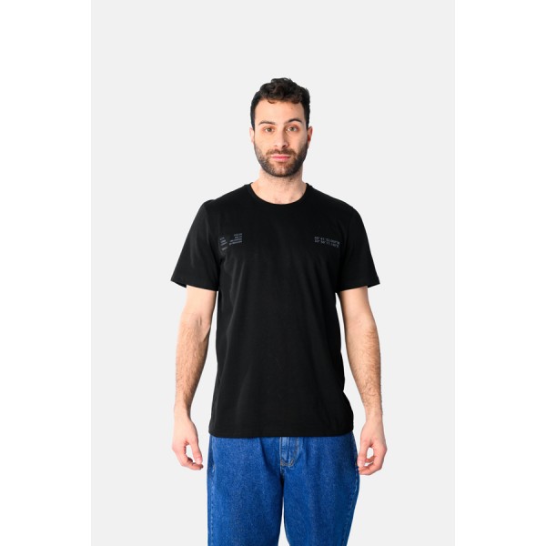 PACO & CO ΑΝΔΡΙΚΟ ΚΟΝΤΟΜΑΝΙΚΟ T-SHIRT 2531032 BLACK