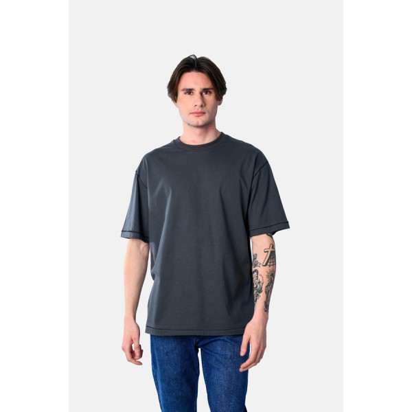 PACO & CO ΑΝΔΡΙΚΟ ΚΟΝΤΟΜΑΝΙΚΟ T-SHIRT 2531080 ANTHRACITE