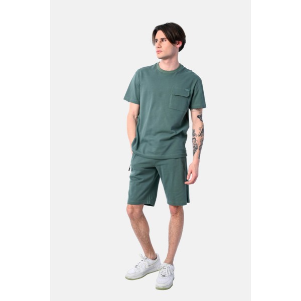 PACO & CO ΑΝΔΡΙΚΟ ΣΕΤ ΚΟΝΤΟΜΑΝΙΚΟ T-SHIRT 2531901 GREEN PACO & CO ΑΝΔΡΙΚΟ ΣΕΤ ΚΟΝΤΟΜΑΝΙΚΟ T-SHIRT 2531901 GREEN