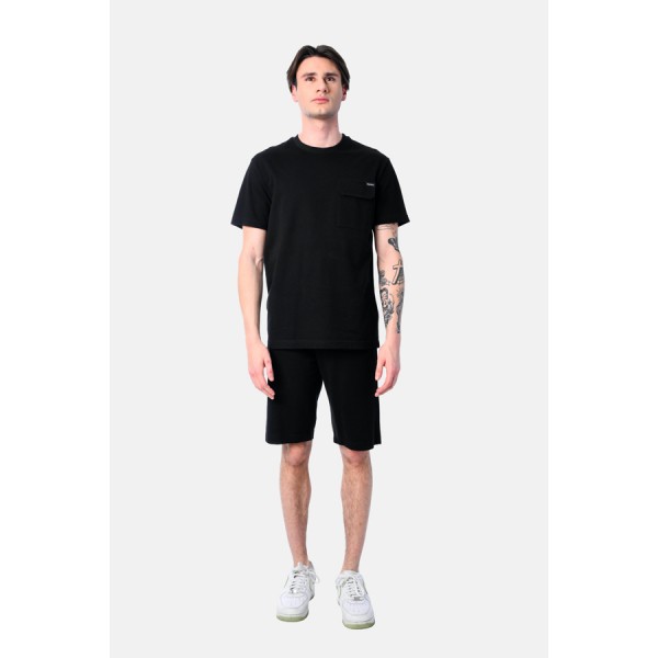PACO & CO ΑΝΔΡΙΚΟ ΣΕΤ ΚΟΝΤΟΜΑΝΙΚΟ T-SHIRT 2531901 BLACK