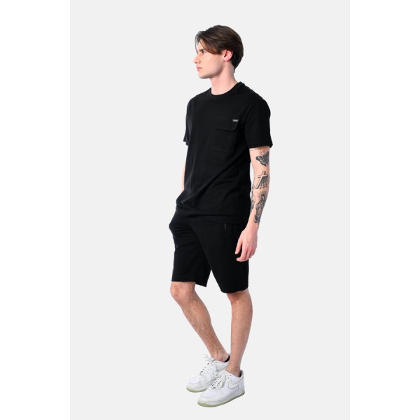 PACO & CO ΑΝΔΡΙΚΟ ΣΕΤ ΚΟΝΤΟΜΑΝΙΚΟ T-SHIRT 2531901 BLACK PACO & CO ΑΝΔΡΙΚΟ ΣΕΤ ΚΟΝΤΟΜΑΝΙΚΟ T-SHIRT 2531901 BLACK