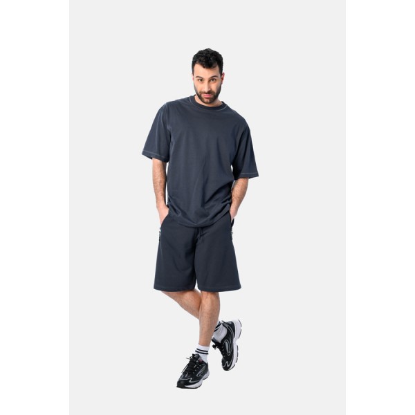 PACO & CO ΑΝΔΡΙΚΟ ΣΕΤ ΚΟΝΤΟΜΑΝΙΚΟ T-SHIRT 2531904 ANTHRACITE