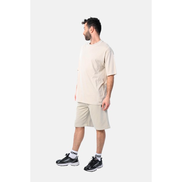 PACO & CO ΑΝΔΡΙΚΟ ΣΕΤ ΚΟΝΤΟΜΑΝΙΚΟ T-SHIRT 2531904 BEIGE PACO & CO ΑΝΔΡΙΚΟ ΣΕΤ ΚΟΝΤΟΜΑΝΙΚΟ T-SHIRT 2531904 BEIGE