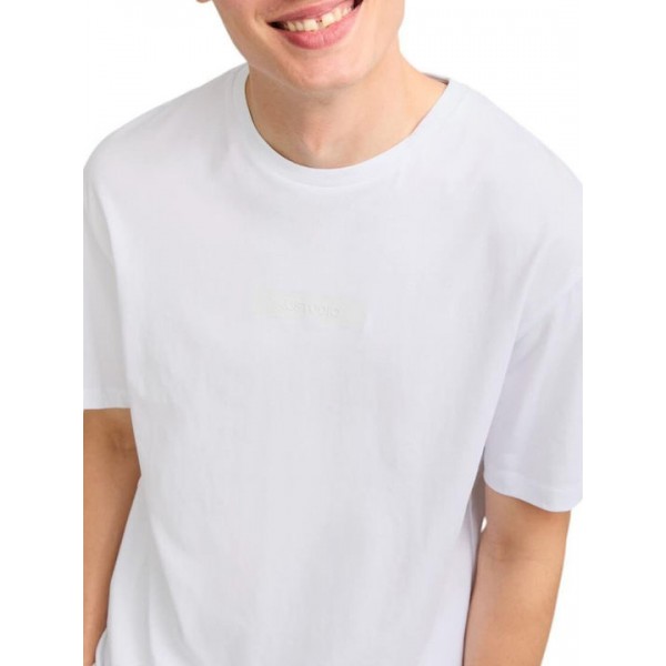 JACK & JONES ΚΟΝΤΟΜΑΝΙΚΟ T-SHIRT WHITE 12269369 JACK & JONES ΚΟΝΤΟΜΑΝΙΚΟ T-SHIRT WHITE 12269369