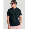 FUNKY BUDDHA ΑΝΔΡΙΚΗ ΚΟΝΤΟΜΑΝΙΚΗ POLO ΜΠΛΟΥΖΑ FBM011-005-11 BLACK