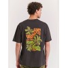 FUNKY BUDDHA ΑΝΔΡΙΚΟ KONTOMANIKO T-SHIRT ANTHRACITE FBM011-055-04 FUNKY BUDDHA ΑΝΔΡΙΚΟ KONTOMANIKO T-SHIRT ANTHRACITE FBM011-055-04