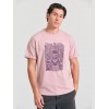 FUNKY BUDDHA ΑΝΔΡΙΚΟ ΚΟΝΤΟΜΑΝΙΚΟ T-SHIRT LILAC FBM011-319-04 FUNKY BUDDHA ΑΝΔΡΙΚΟ ΚΟΝΤΟΜΑΝΙΚΟ T-SHIRT LILAC FBM011-319-04