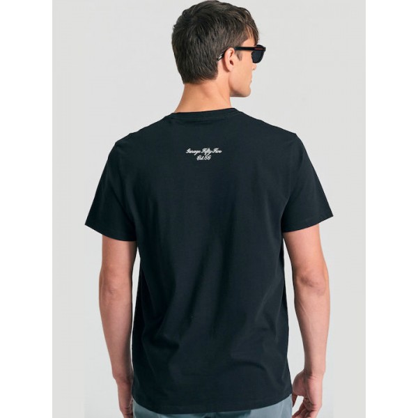 GARAGE 55 ΑΝΔΡΙΚΟ ΚΟΝΤΟΜΑΝΙΚΟ T-SHIRT GAM011-523-04 BLACK GARAGE 55 ΑΝΔΡΙΚΟ ΚΟΝΤΟΜΑΝΙΚΟ T-SHIRT GAM011-523-04 BLACK