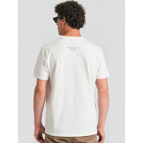 GARAGE 55 ΑΝΔΡΙΚΟ ΚΟΝΤΟΜΑΝΙΚΟ T-SHIRT GAM011-523-04 OFF WHITE GARAGE 55 ΑΝΔΡΙΚΟ ΚΟΝΤΟΜΑΝΙΚΟ T-SHIRT GAM011-523-04 OFF WHITE