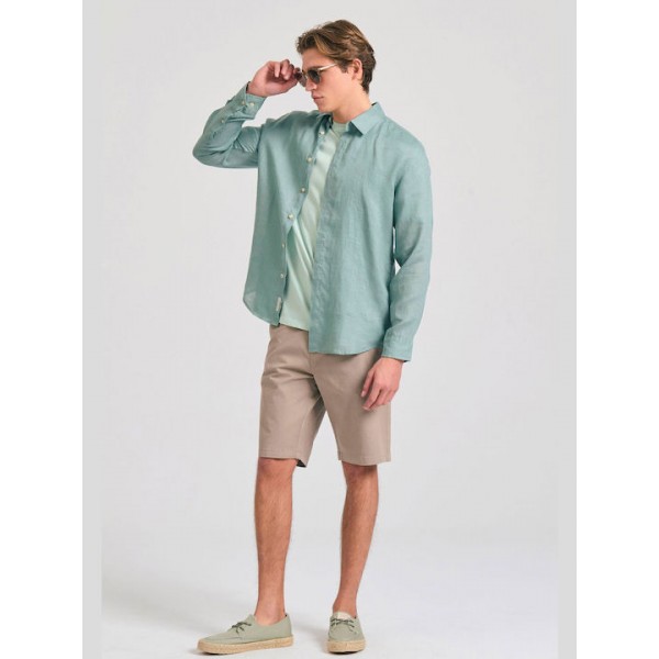FUNKY BUDDHA ΑΝΔΡΙΚΗ ΒΕΡΜΟΥΔΑ CHINO GREIGE FBM011-001-03 FUNKY BUDDHA ΑΝΔΡΙΚΗ ΒΕΡΜΟΥΔΑ CHINO GREIGE FBM011-001-03
