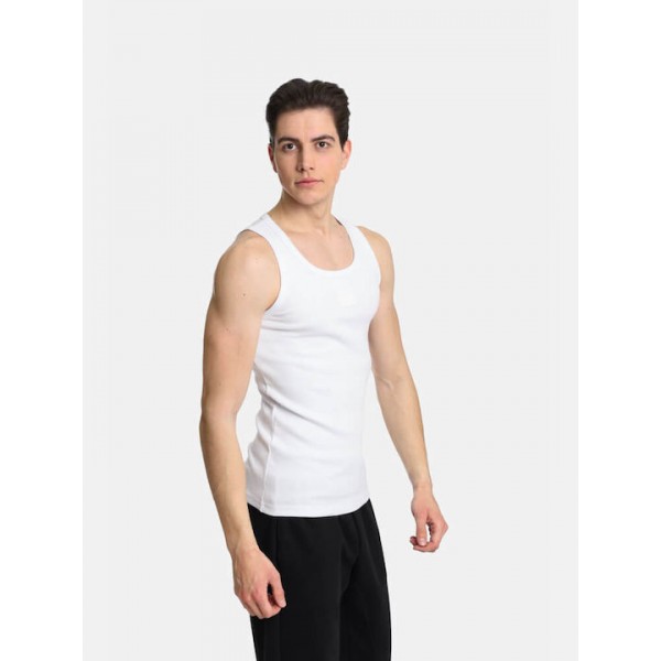 PACO & CO ΑΝΔΡΙΚΟ ΑΜΑΝΙΚΟ T-SHIRT WHITE 2431067