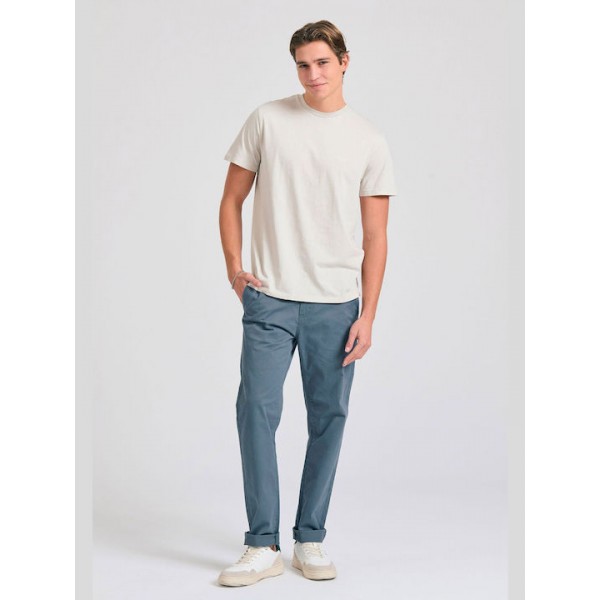 FUNKY BUDDHA ΑΝΔΡΙΚΟ ΚΟΝΤΟΜΑΝΙΚΟ T-SHIRT MIST FBM011-001-04 FUNKY BUDDHA ΑΝΔΡΙΚΟ ΚΟΝΤΟΜΑΝΙΚΟ T-SHIRT MIST FBM011-001-04