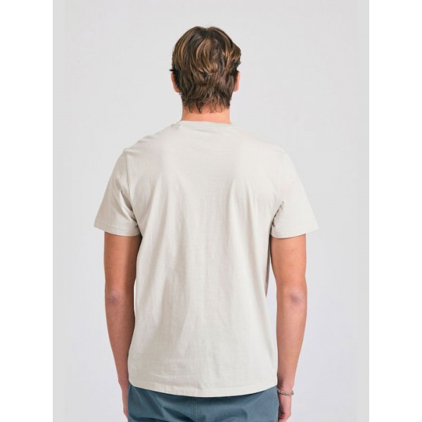 FUNKY BUDDHA ΑΝΔΡΙΚΟ ΚΟΝΤΟΜΑΝΙΚΟ T-SHIRT MIST FBM011-001-04 FUNKY BUDDHA ΑΝΔΡΙΚΟ ΚΟΝΤΟΜΑΝΙΚΟ T-SHIRT MIST FBM011-001-04