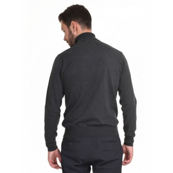 SMART ΖΙΒΑΓΚΟ ΑΝΔΡΙΚΗ ΠΛΕΧΤΗ ΜΠΛΟΥΖΑ DK GREY 44-206-023 SMART ΖΙΒΑΓΚΟ ΑΝΔΡΙΚΗ ΠΛΕΧΤΗ ΜΠΛΟΥΖΑ DK GREY 44-206-023