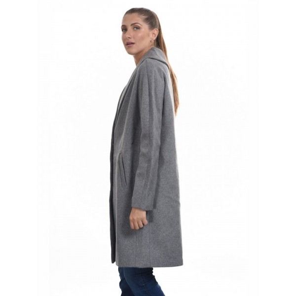 BISTON ΓΥΝΑΙΚΕΙΟ ΜΑΚΡΥ ΠΑΛΤΟ GREY 44-101-028 BISTON ΓΥΝΑΙΚΕΙΟ ΜΑΚΡΥ ΠΑΛΤΟ GREY 44-101-028
