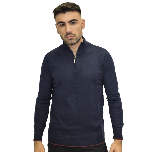 GREENWOOD ΜΑΚΡΥΜΑΝΙΚΗ ΜΠΛΟΥΖΑ BLUE NAVY ΜΕ ΦΕΡΜΟΥΑΡ 061002992