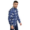 ROYAL ΠΟΥΚΑΜΙΣΟ ΜΑΚΡΥΜΑΝΙΚΟ FLOWER BLUE 3298-SEMI ROYAL ΠΟΥΚΑΜΙΣΟ ΜΑΚΡΥΜΑΝΙΚΟ FLOWER BLUE 3298-SEMI