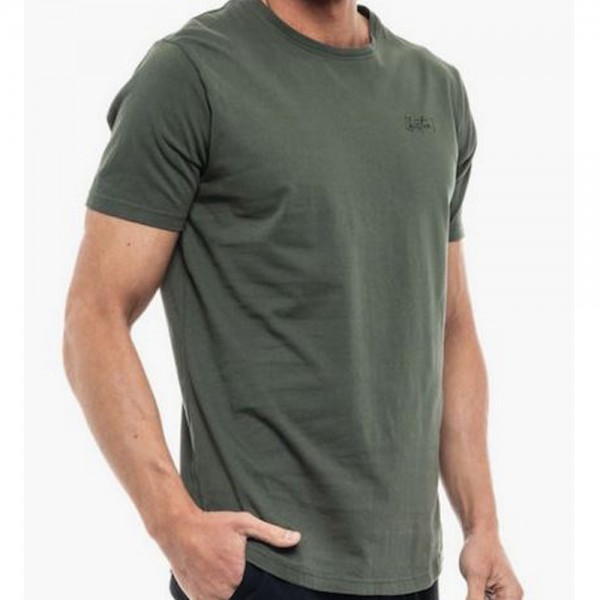 BISTON ΚΟΝΤΟΜΑΝΙΚΟ  T-SHIRT ΜΕ ΤΥΠΩΜΑ 47-206-013 KHAKI