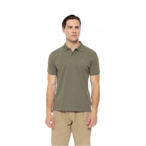 SPLENDID FASHION ΚΟΝΤΟΜΑΝΙΚΟ POLO  T-SHIRT 51-206-036 KHAKI