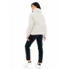 BISTON ΓΥΝΑΙΚΕΙΟ ΜΠΟΥΦΑΝ BOMBER 48-101-048 LIGHT BEIGE BISTON ΓΥΝΑΙΚΕΙΟ ΜΠΟΥΦΑΝ BOMBER 48-101-048 LIGHT BEIGE