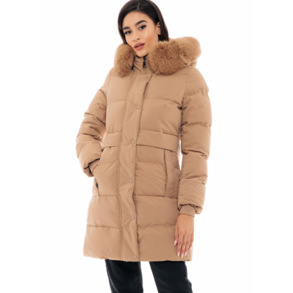 SPLENDID ΓΥΝΑΙΚΕΙΟ ΜΑΚΡΥ ΜΠΟΥΦΑΝ  48-101-082 CAMEL