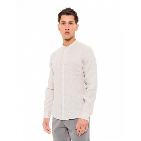 SMART FASHION ΑΝΔΡΙKΟ ΛΙΝΟ ΠΟΥΚΑΜΙΣΟ MAO ΓΙΑΚΑ 49-203-002 LT BEIGE SMART FASHION ΑΝΔΡΙKΟ ΛΙΝΟ ΠΟΥΚΑΜΙΣΟ MAO ΓΙΑΚΑ 49-203-002 LT BEIGE