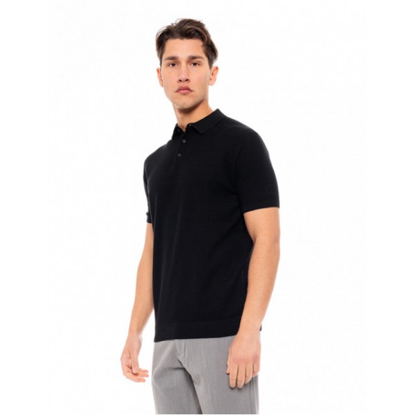 BISTON FASHION ΚΟΝΤΟΜΑΝΙΚΟ T-SHIRT ΠΛΕΚΤΟ POLO 49-206-075 BLACK BISTON FASHION ΚΟΝΤΟΜΑΝΙΚΟ T-SHIRT ΠΛΕΚΤΟ POLO 49-206-075 BLACK