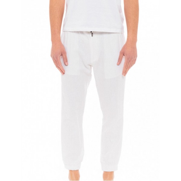 BISTON ΠΑΝΤΕΛΟΝΙ ΑΝΔΡΙΚΟ ΛΙΝΟ CHINO WHITE  49-241-005