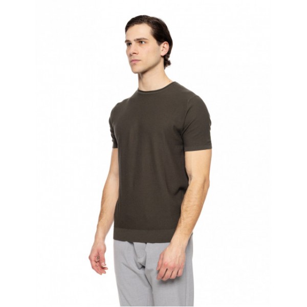 SMART FASHION ΚΟΝΤΟΜΑΝΙΚΟ ΠΛΕΚΤΟ T-SHIRT 51-206-043 DK GREEN SMART FASHION ΚΟΝΤΟΜΑΝΙΚΟ ΠΛΕΚΤΟ T-SHIRT 51-206-043 DK GREEN