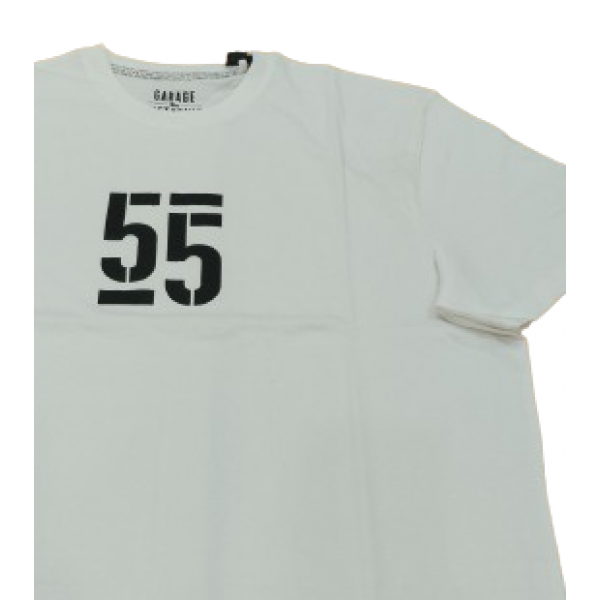 GARAGE 55 ΑΝΔΡΙΚΟ T-SHIRT GAM009-520-04 WHITE GARAGE 55 ΑΝΔΡΙΚΟ T-SHIRT GAM009-520-04 WHITE