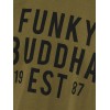 FUNKY BUDDHA ΑΝΔΡΙΚΟ T-SHIRT FBM009-099-04 KHAKI