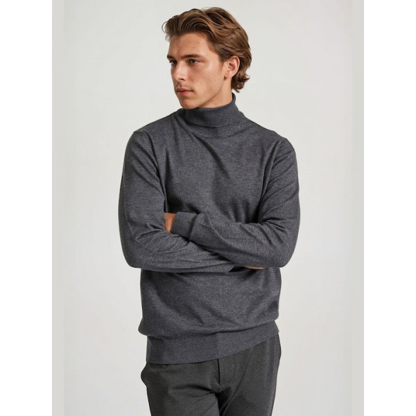 FUNKY BUDDHA ΑΝΔΡΙΚΟ ΠΛΕΚΤΟ ΖΙΒΑΓΚΟ GREY MEL FBM010-005-09