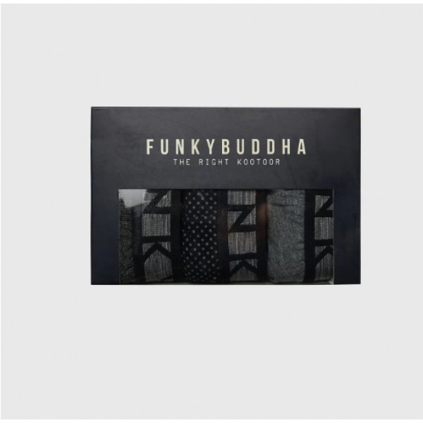 FUNKY BUDDHA UNDERWEAR BOXER  FBM009-082-10  3 ΤΜΧ MULTI