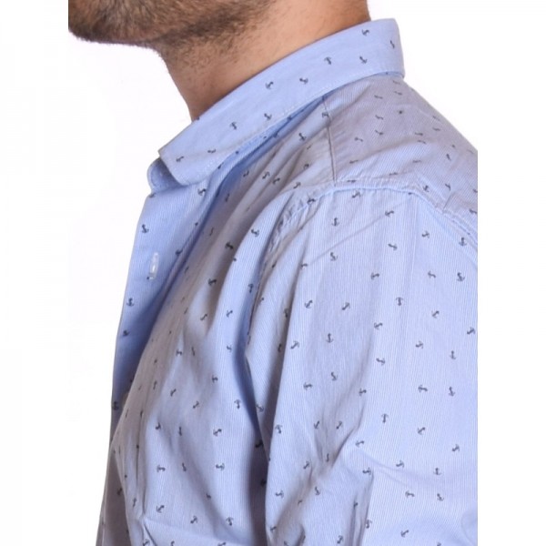 GIANNI LUPO ΑΝΔΡΙΚΟ ΠΟΥΚΑΜΙΣΟ LIGHT BLUE GL7536S GIANNI LUPO ΑΝΔΡΙΚΟ ΠΟΥΚΑΜΙΣΟ LIGHT BLUE GL7536S