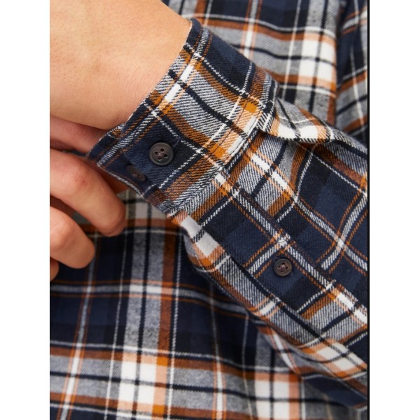 JACK & JONES ΜΑΚΡΥΜΑΝΙΚΟ ΠΟΥΚΑΜΙΣΟ 12258429 Orange / Hawaiian Sunset JACK & JONES ΜΑΚΡΥΜΑΝΙΚΟ ΠΟΥΚΑΜΙΣΟ 12258429 Orange / Hawaiian Sunset